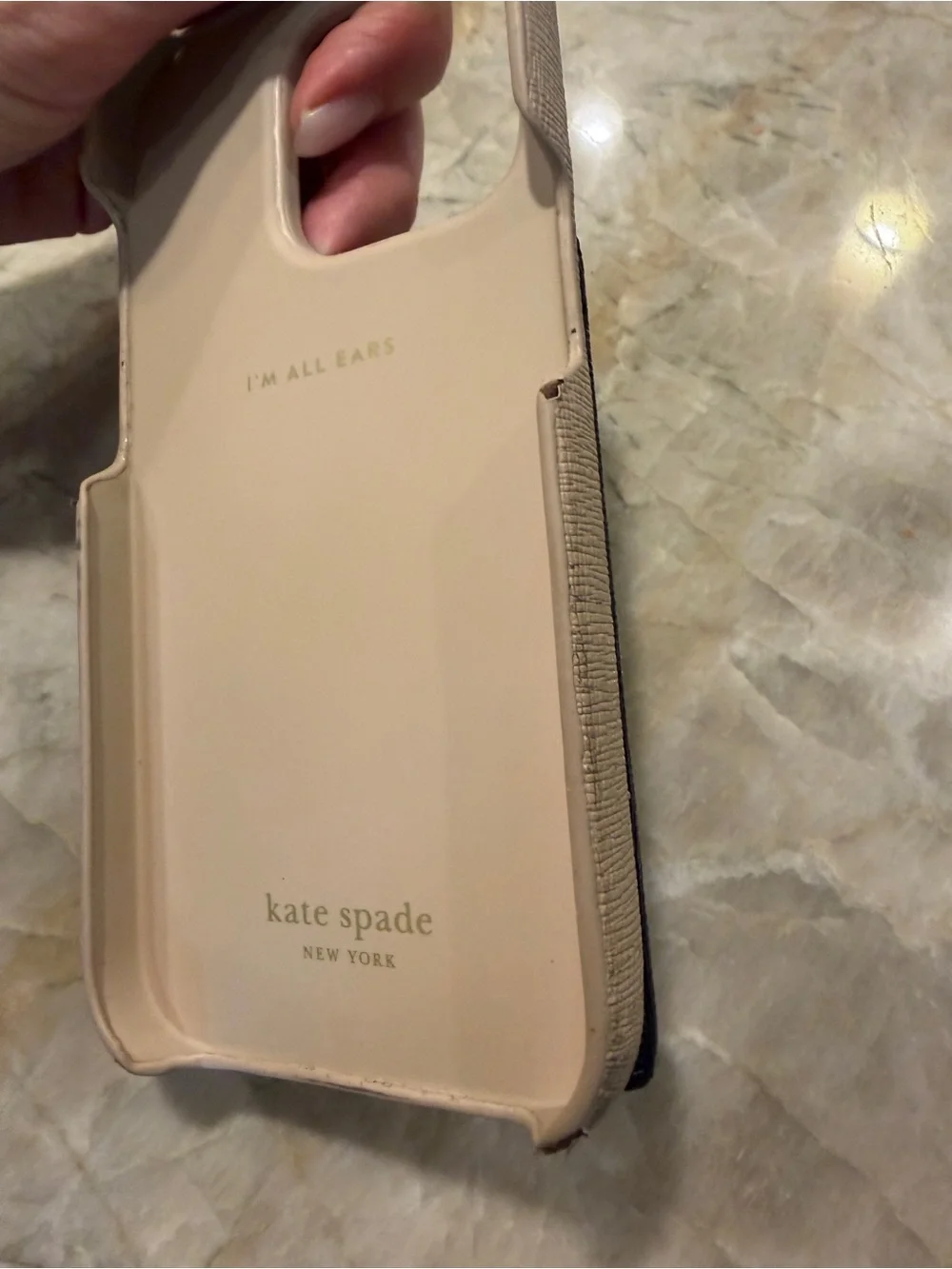 iPhone 14 Pro Accessory Bundle Kate Spade Two-Tone Wallet Case & Protectors